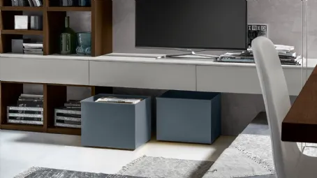 Contenitore Cestone Metal in laccato opaco di SantaLucia