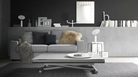 Tavolo Trasformabile Etoile con top in ceramica di Altacom