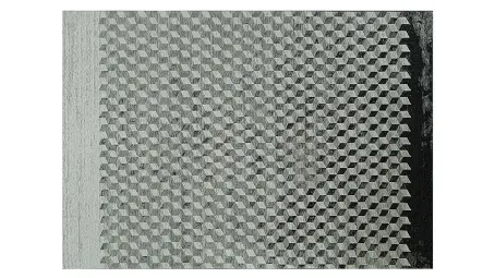 Tappeto Rubik in tessuto di cotone e ciniglia di Cattelan Italia