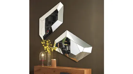 Specchio in cristallo Diamond di Cattelan Italia