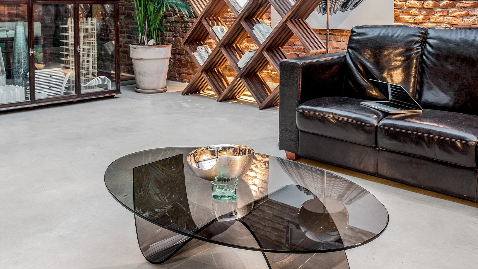 Tavolino in vetro Alissa di Tonin Casa