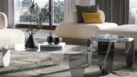 Tavolino Arturo Artistic Glass di Tonin Casa