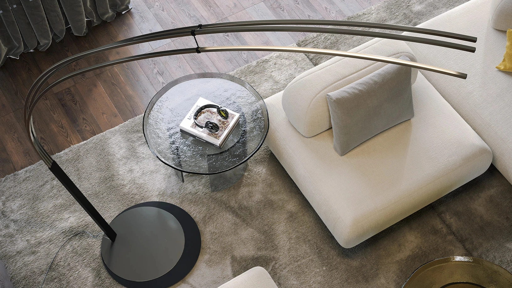 Lampada da terra Cortina di Tonin Casa