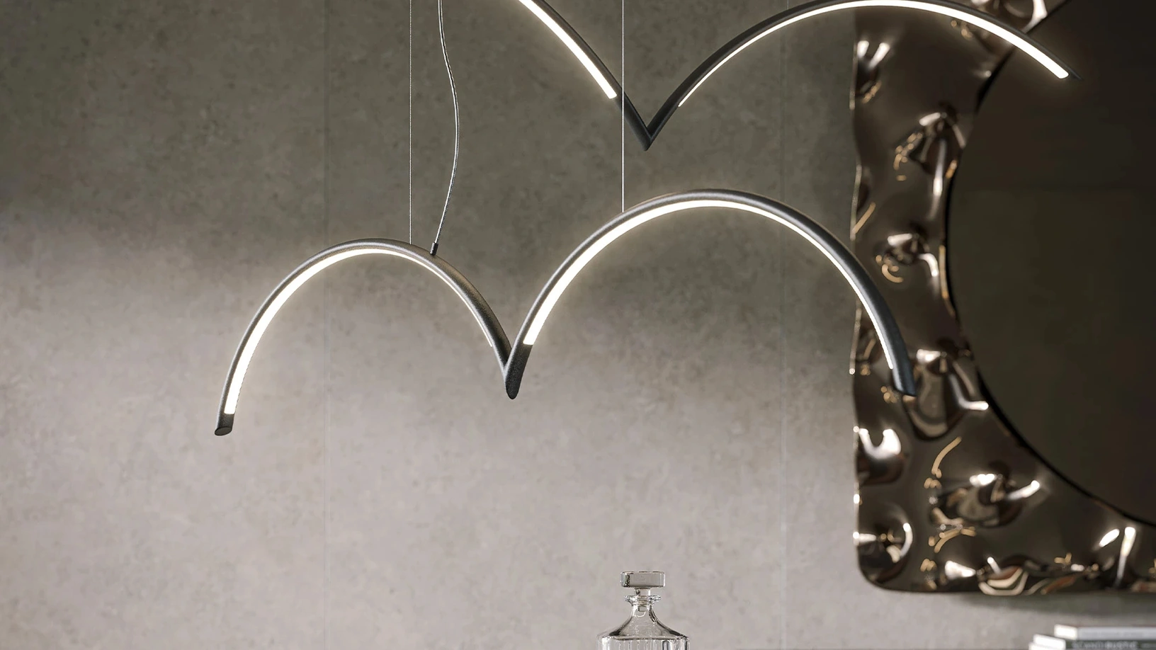 Lampada a sospensione Mood di Tonin Casa