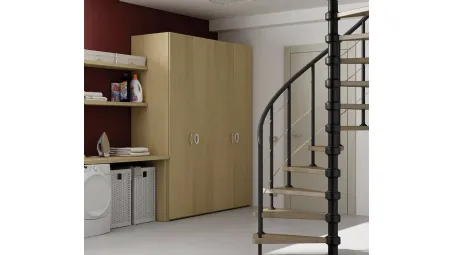 Armadio con ante battenti AM17 di Moretti Compact