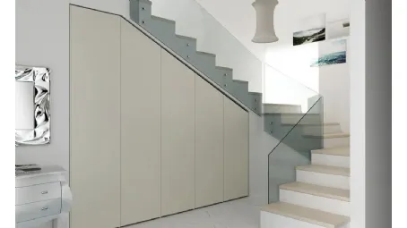 Armadio su misura per sottoscala AM10 di Moretti Compact