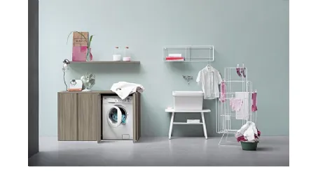 Mobile da Bagno in melaminico e laccato Acqua e Sapone Lavanderia 03 di Birex
