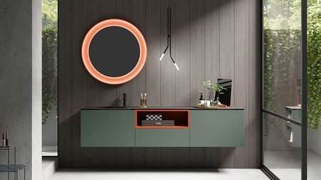 Mobile da Bagno sospeso Cartabianca 00 di Cerasa