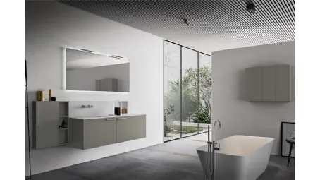 Mobile da Bagno Cartabianca in Grigio Pietra di Cerasa