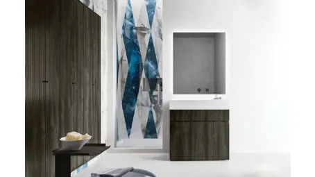 Mobile da Bagno Single in nobilitato Dogato Wood di Cerasa