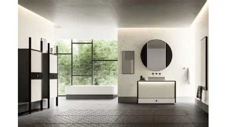 Mobile da Bagno Honey in Laminam Statuarietto di Cerasa