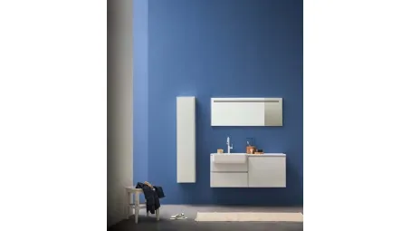 Mobile da bagno sospeso in melaminico Lapis 08 di Birex
