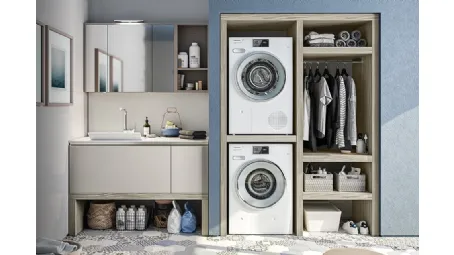 Mobile da Lavanderia in Nobilitato con cassettoni di Cerasa