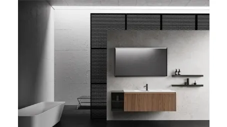 Mobile da Bagno NNerolab in Noce Canaletto di Cerasa