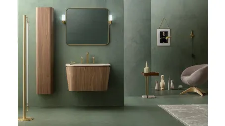 Mobile da Bagno Suede in Noce Canaletto di Cerasa