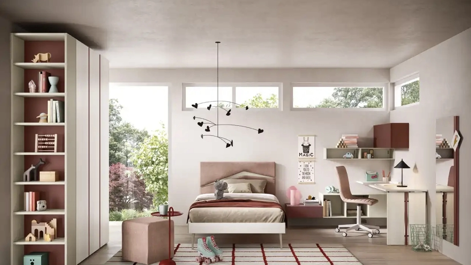 Cameretta componibile K115 di Moretti Compact Camerette