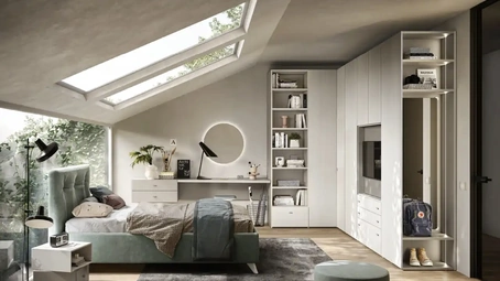 Cameretta componibile Y101 di Moretti Compact Camerette