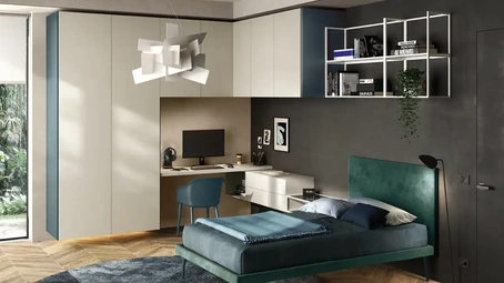 Cameretta a ponte Y111 di Moretti Compact Camerette