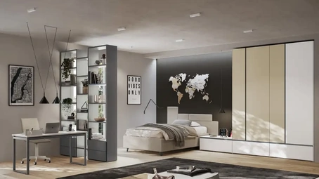 Cameretta per ragazzi Y113 di Moretti Compact Camerette