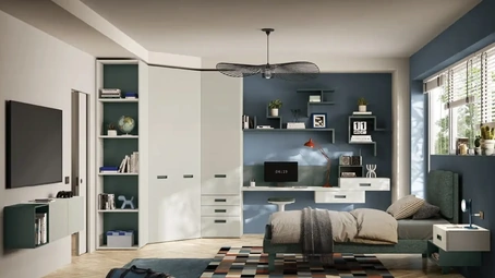 Cameretta componibile Y120 di Moretti Compact Camerette