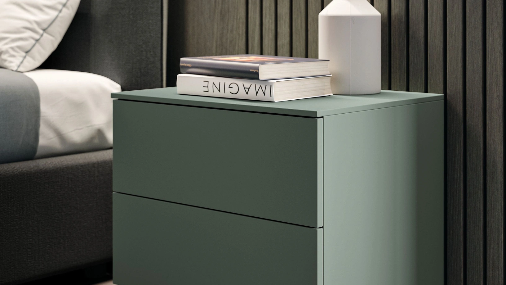 Comodino Sled di Spagnol Mobili