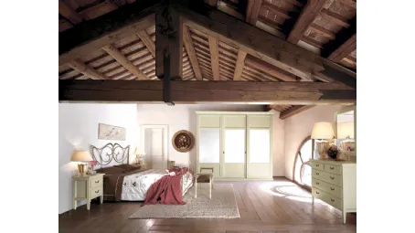 Gruppo Notte Dedalo in legno laccato opaco di Tonin Casa