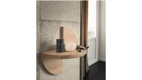 Comodino Petalo in legno massello di Alta Corte