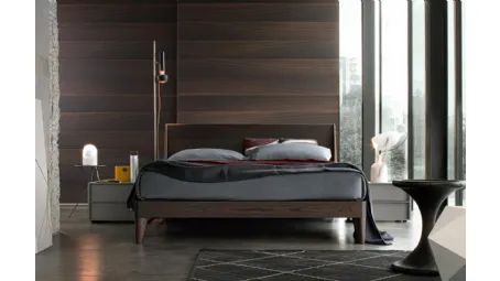 Letto matrimoniale in legno Clark di Giellesse