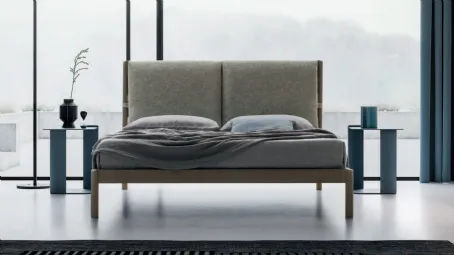 Letto imbottito con testiera Espero di SantaLucia