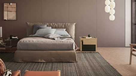 Letto imbottito Piumotto di Pianca
