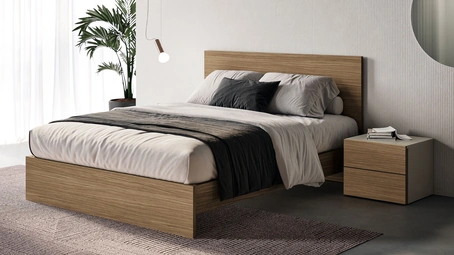 Letto con testiera Prime di Spagnol Mobili