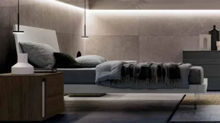 Letto moderno con testiera Levante di SantaLucia