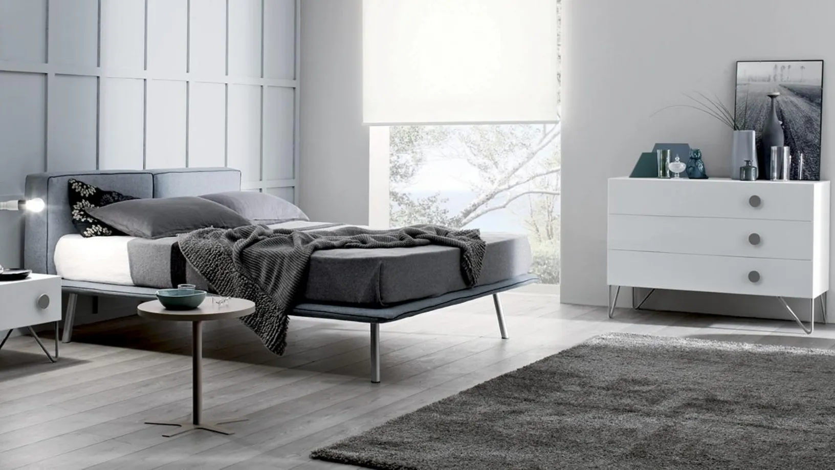 Letto Gingol Airone di Spagnol Mobili