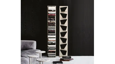 Libreria componibile a muro in acciaio verniciato Trap di Cattelan Italia