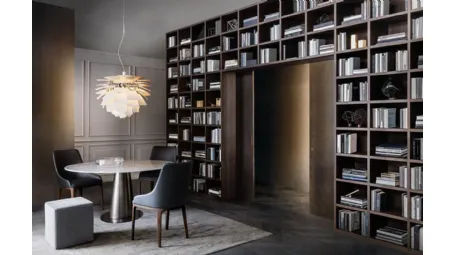 Libreria Flexus composizione 01 in Rovere termocotto di Giellesse