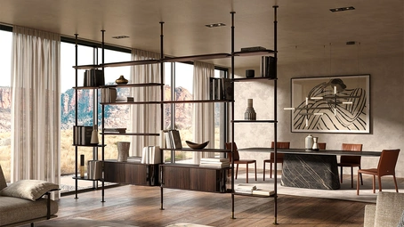 Libreria divisoria Harbour di Cattelan Italia