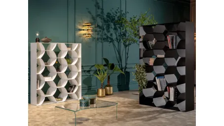 Libreria di design Honeybook in metallo verniciato di Tonin Casa