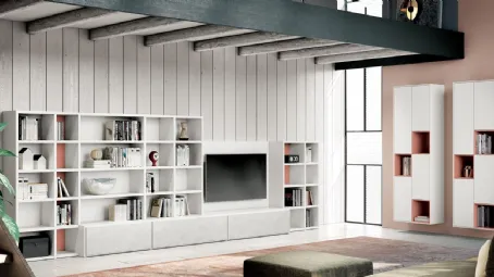 Libreria Living 835 di Spagnol Mobili