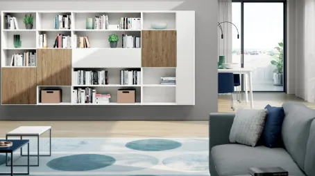 Libreria Living 845 di Spagnol Mobili