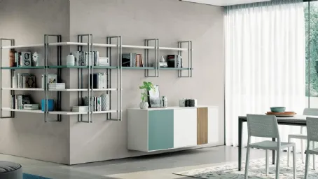 Libreria Living 853 di Spagnol Mobili