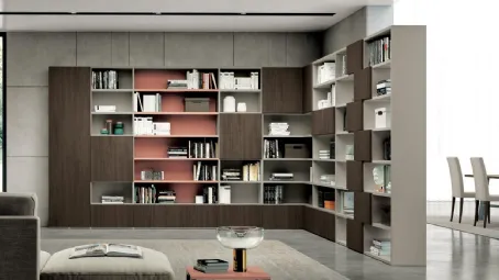 Libreria Living 801 di Spagnol Mobili