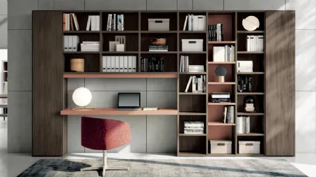 Libreria Living 802 di Spagnol Mobili
