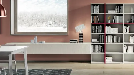 Libreria Living 861 di Spagnol Mobili