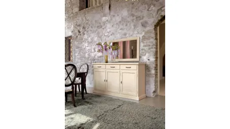 Madia in legno a 3 ante e 3 cassetti Galizia di Tonin Casa 