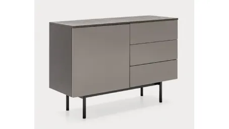 Madia in laccato opaco con top in nobilitato pietra piasentina Made CB6101 1 di Connubia