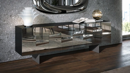 Madia in vetro fuso Saffira di Tonin Casa