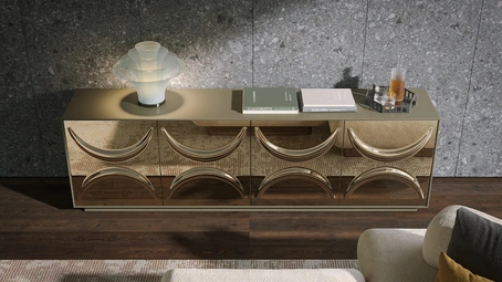 Madia con ante a specchio Selene di Tonin Casa