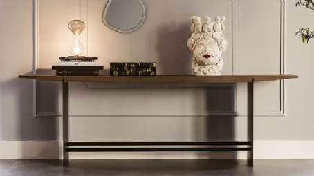 Consolle con piano in legno Trevi di Cattelan Italia