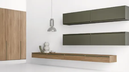 Parete Attrezzata con base sospesa GS212 di SantaLucia