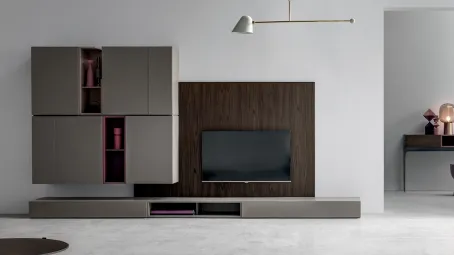 Parete Attrezzata moderna KV004 di SantaLucia